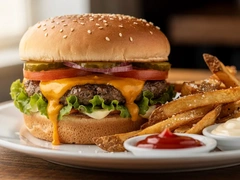 Assiette Hamburger